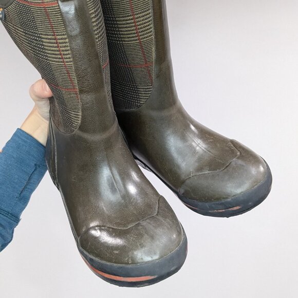 Bogs Prince of Wales Waterproof Winter Boots Brown Size 6 - Picture 3 of 6
